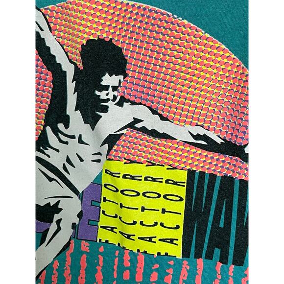 Vintage 80s Youth Tomorrow's Generation Surf Wave T Shirt - Picture 2 of 6